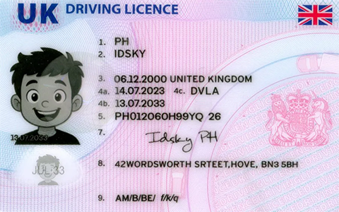 UK ID Example