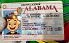 Small Size America Alabama - View 2 - High Quality Scannable ID