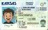 Small Size America Kansas - View 4 - High Quality Scannable ID