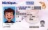 Small Size America Michigan - View 4 - High Quality Scannable ID